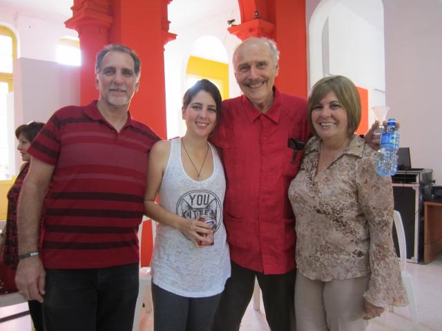 René González of Cuban 5, daughter Yvette, wife Olga, Feb. 2016